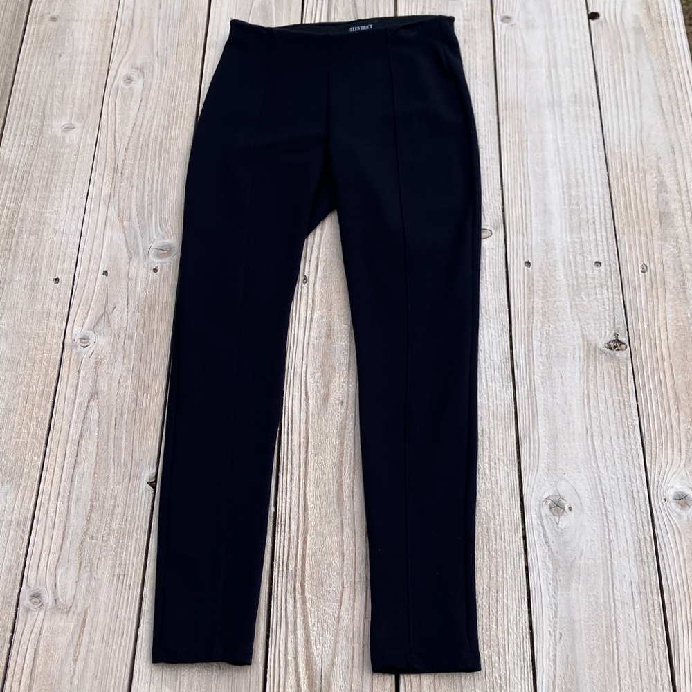 Ellen Tracy dark Blue Ponte Leggings - Sleek Slim Fit